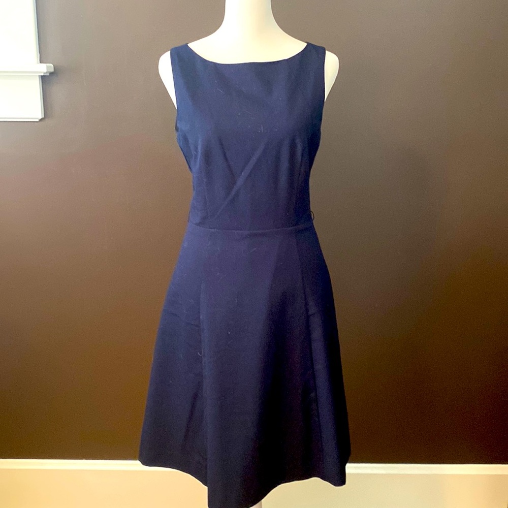 Navy A line dress